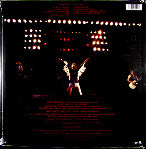 blizzard of ozz - Col Vinyl LP
